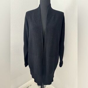 LULULEMON Women's Black Open-Front Sweater